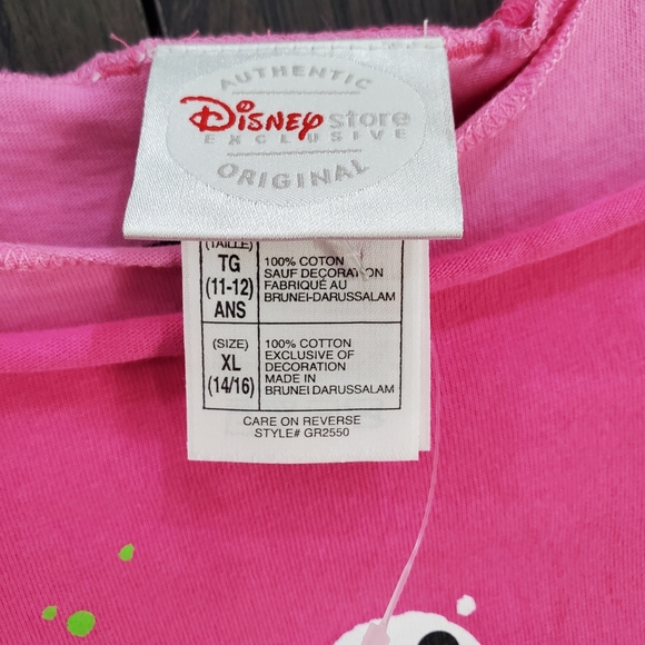 Disney Store Cuties T-Shirt Tank Top 😍 💗 Size XL 3/4 sleeves L👀K - Picture 6 of 10